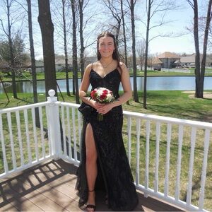 Sophisticated Black Prom Dress